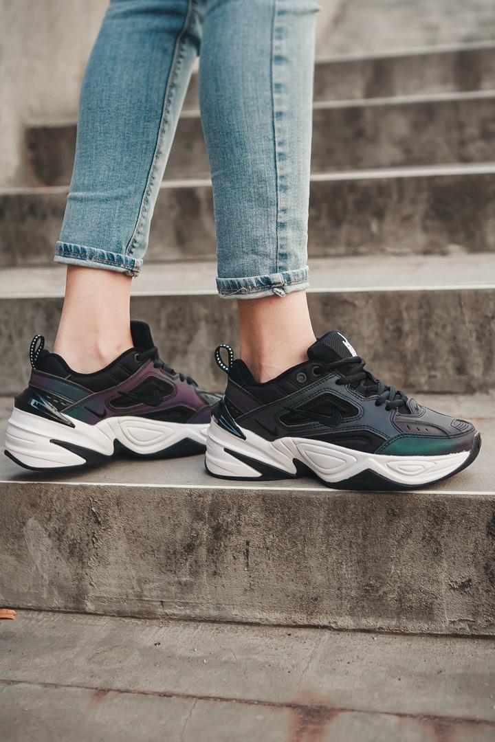 Nike M2K Tekno Black Oil Spill Reflective