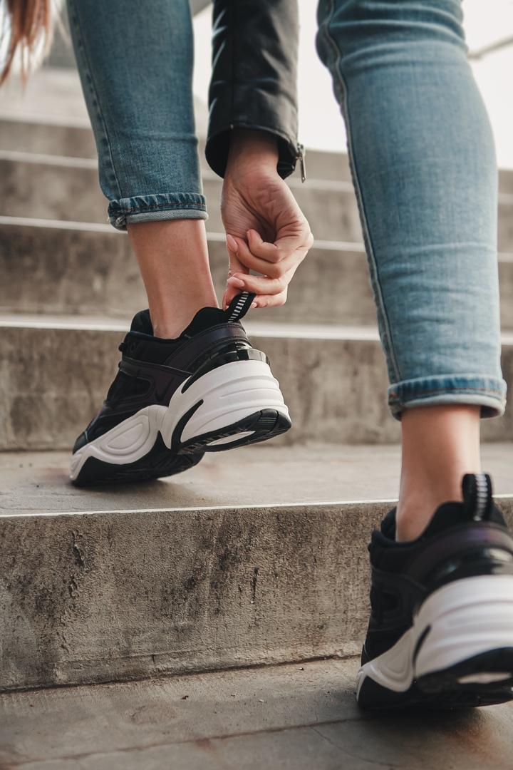 Nike M2K Tekno Black Oil Spill Reflective