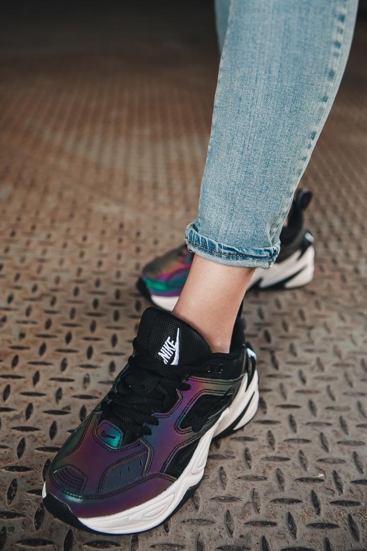 Nike M2K Tekno Black Oil Spill Reflective