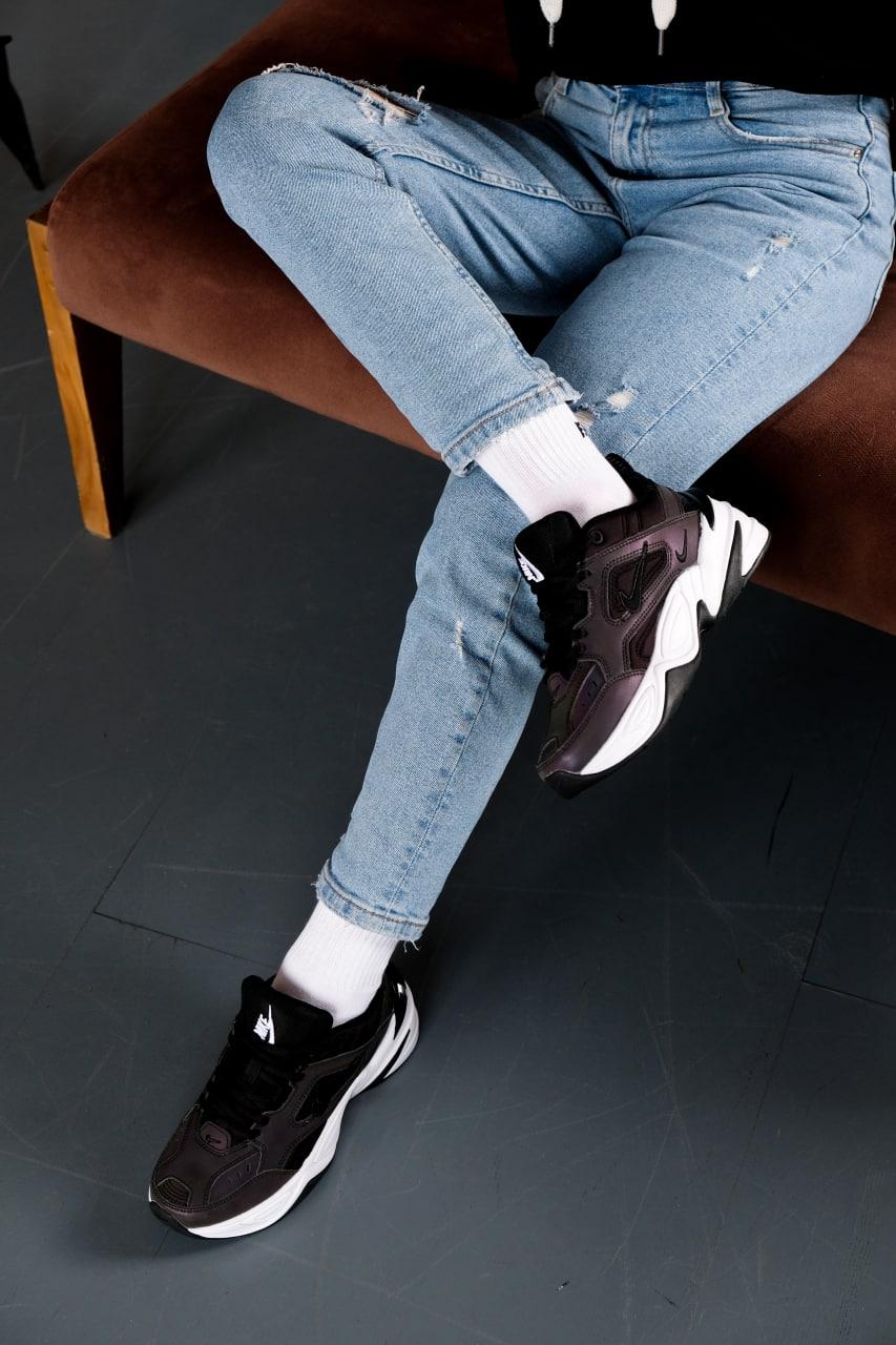 Nike M2K Tekno Black Oil Spill Reflective
