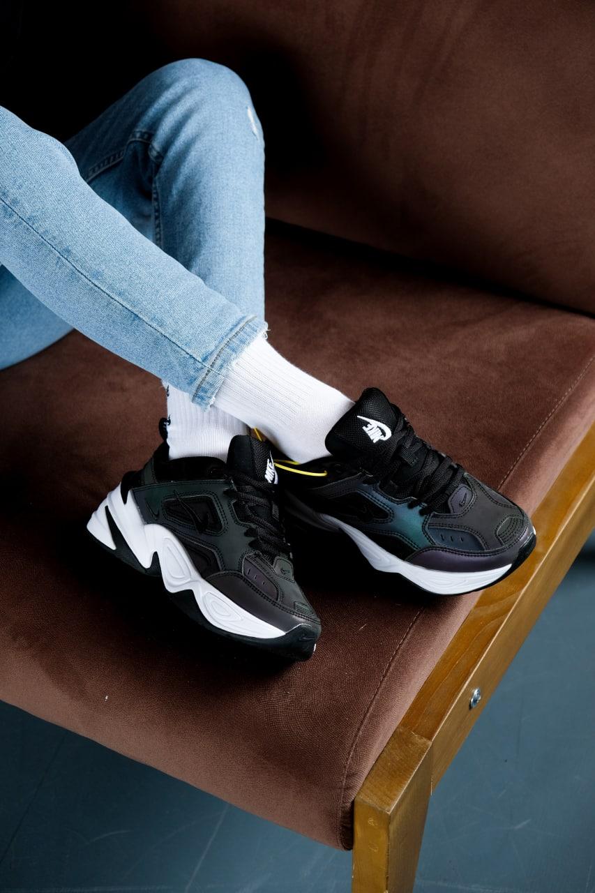 Nike M2K Tekno Black Oil Spill Reflective