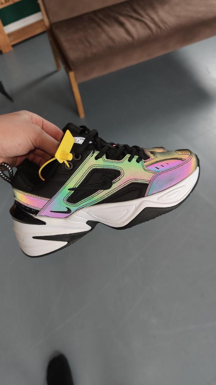 Nike M2K Tekno Black Oil Spill Reflective