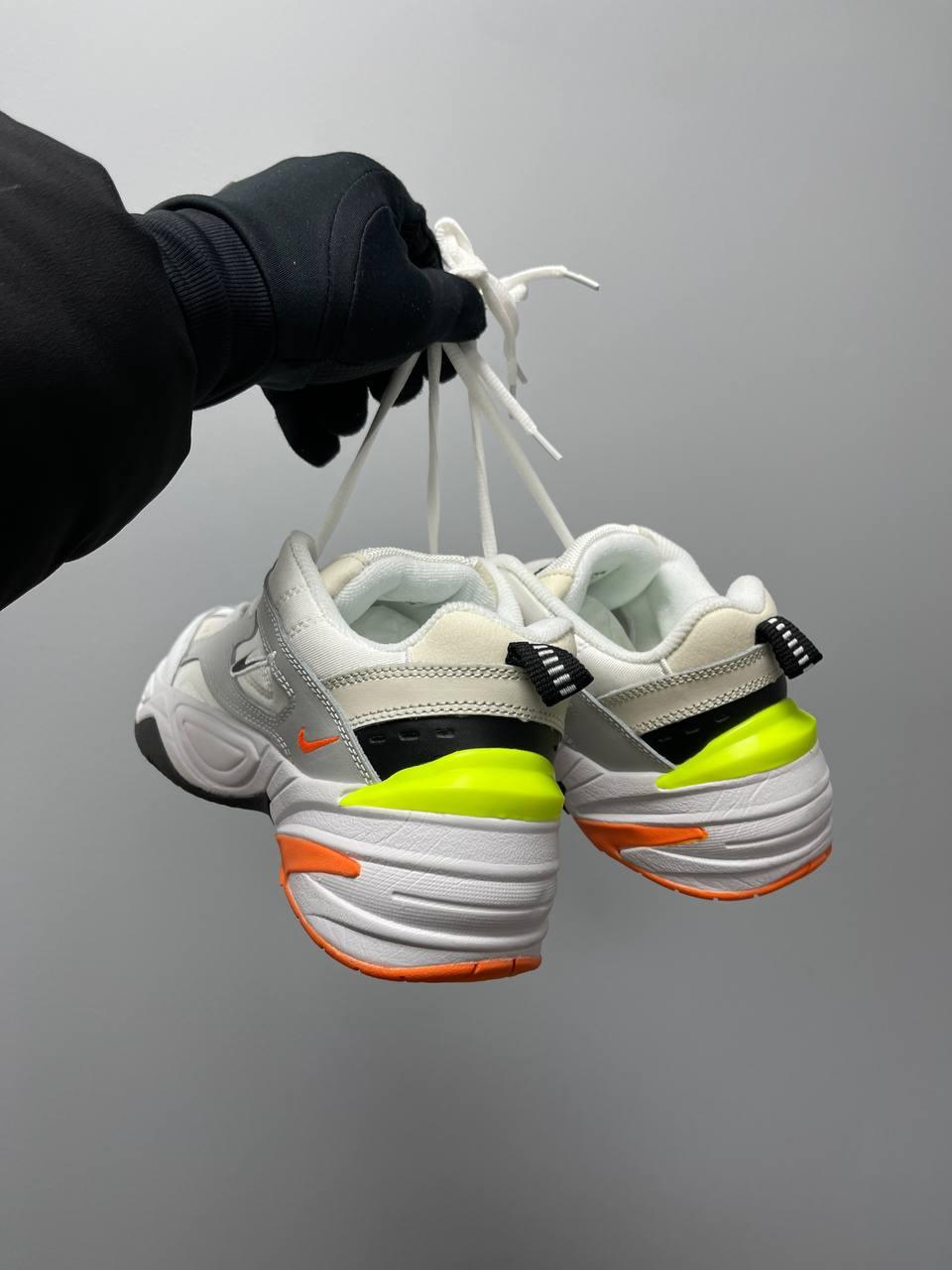 Nike M2K Tekno White Grey Neon Green