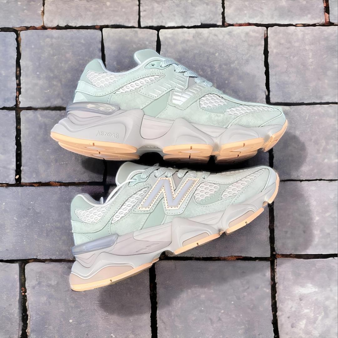 New Balance 9060 Missing Pieces Silver Moss Green