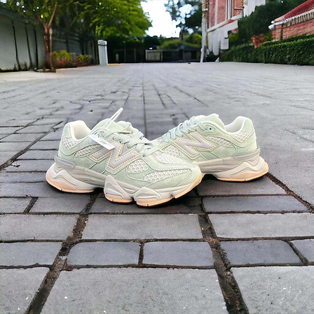 New Balance 9060 Missing Pieces Silver Moss Green