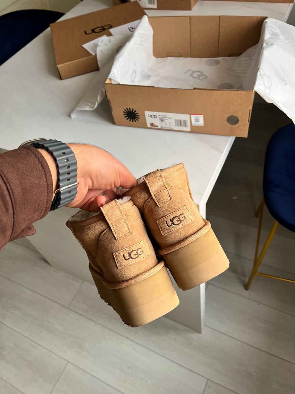 UGG Ultra Mini Platform Camel