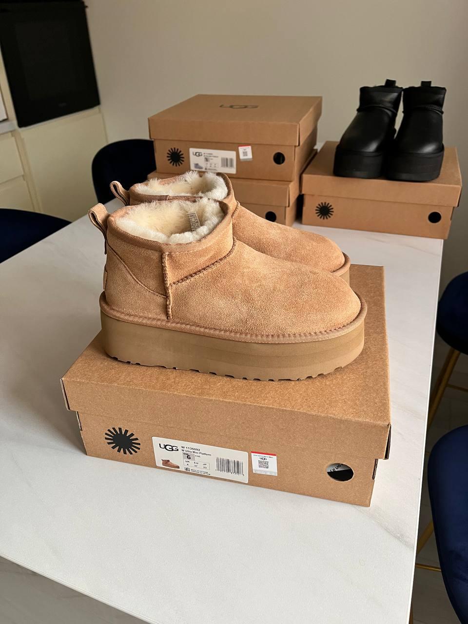 UGG Ultra Mini Platform Camel