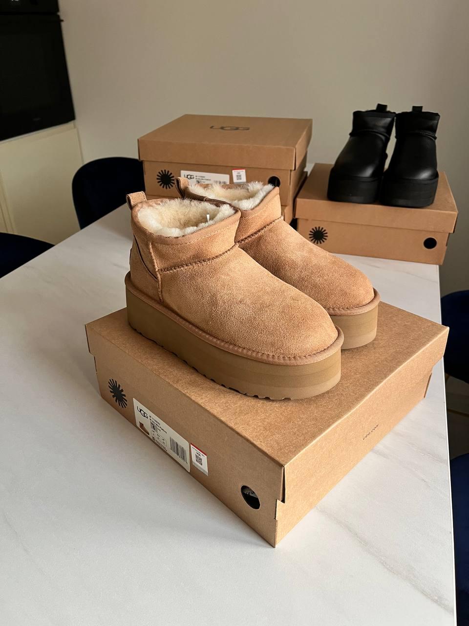 UGG Ultra Mini Platform Camel