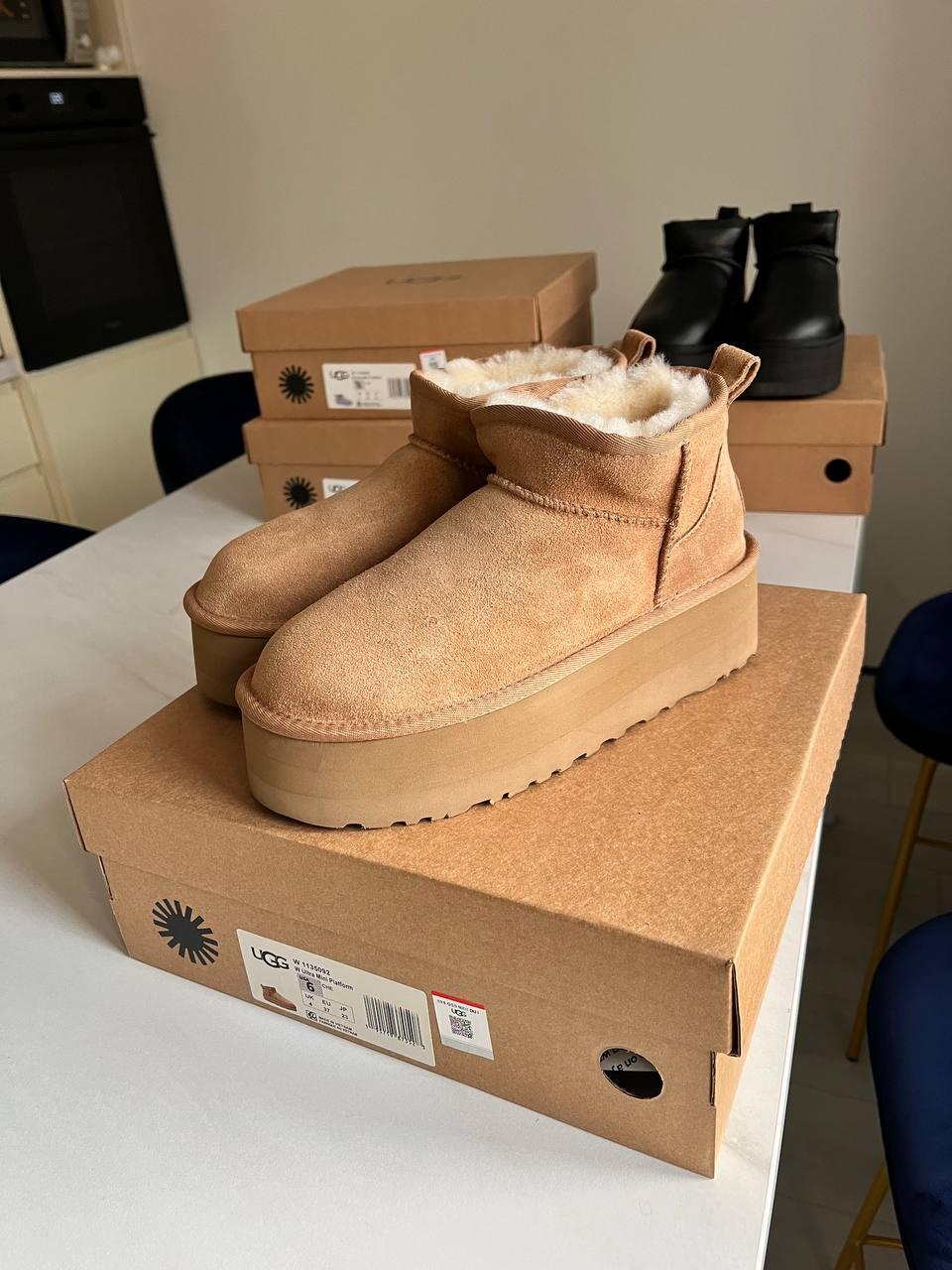 UGG Ultra Mini Platform Camel