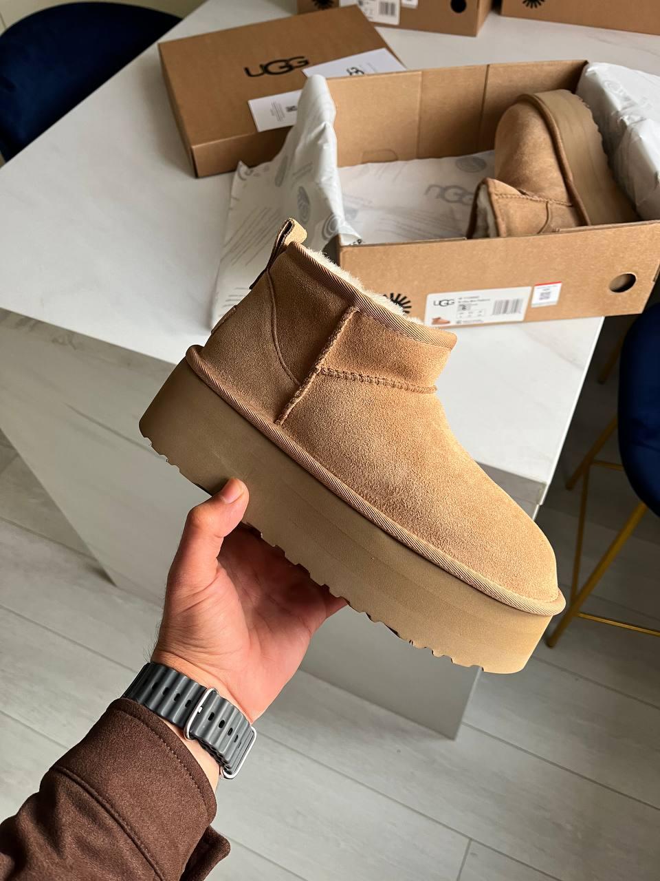 UGG Ultra Mini Platform Camel