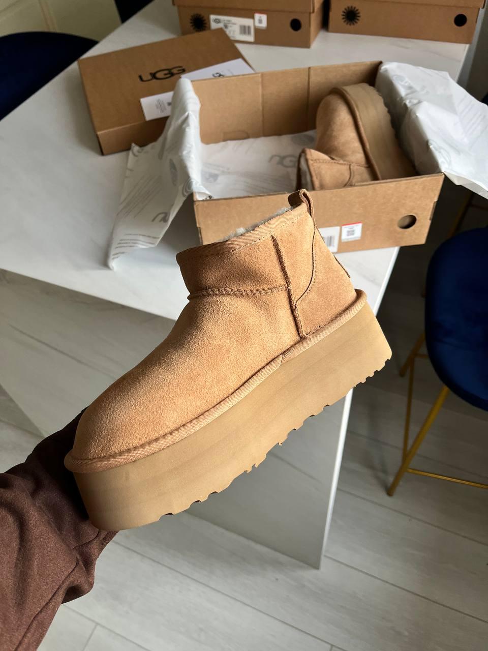 UGG Ultra Mini Platform Camel