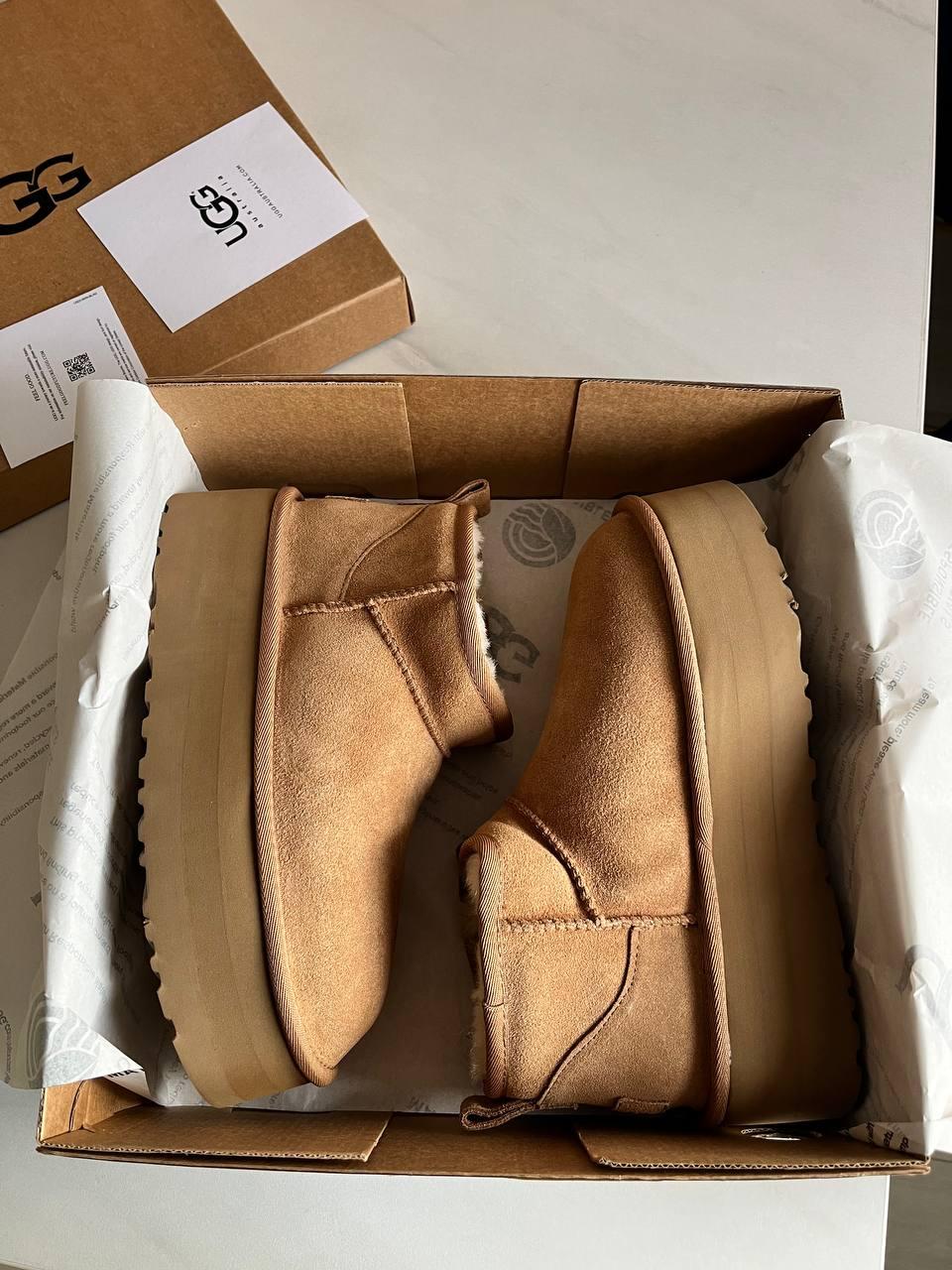 UGG Ultra Mini Platform Camel