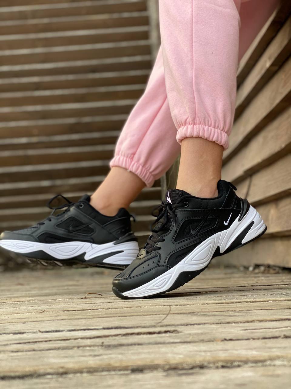 Nike M2K Tekno Black White «White Logo»