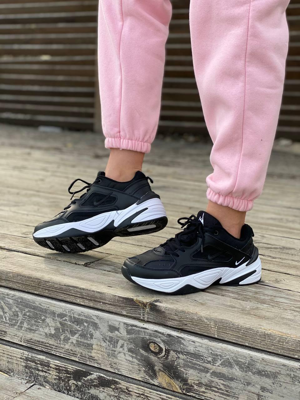 Nike M2K Tekno Black White «White Logo»