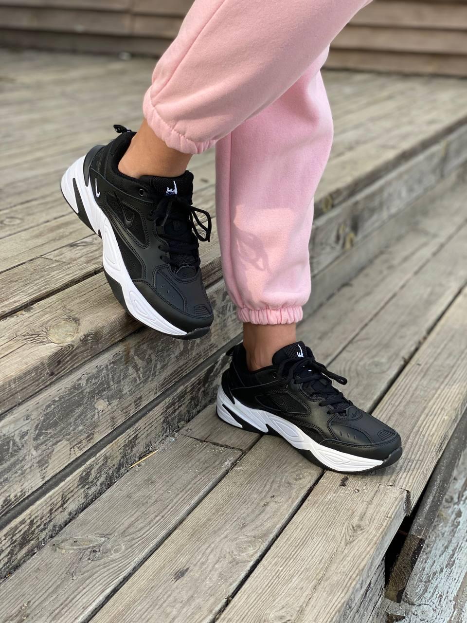 Nike M2K Tekno Black White «White Logo»