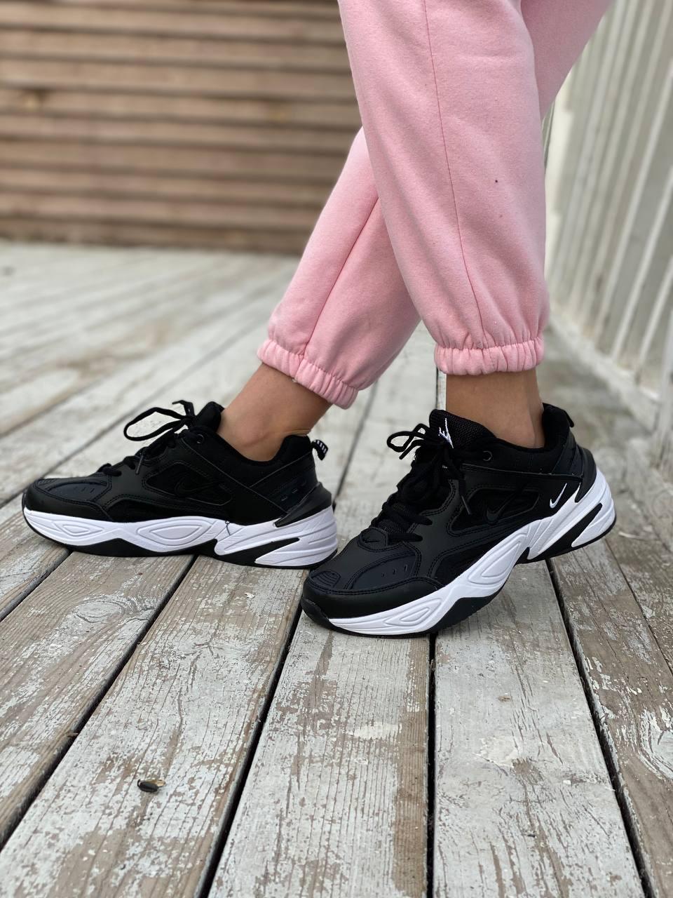 Nike M2K Tekno Black White «White Logo»
