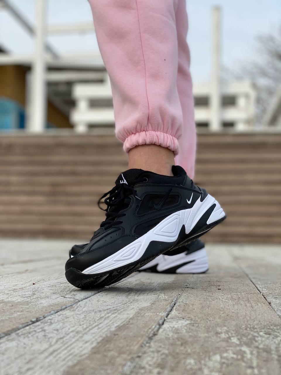 Nike M2K Tekno Black White «White Logo»