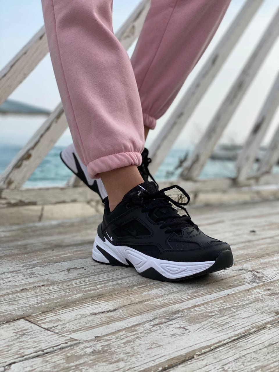Nike M2K Tekno Black White «White Logo»