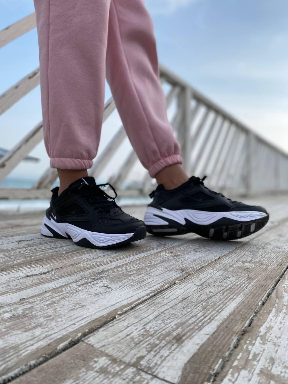 Nike M2K Tekno Black White «White Logo»