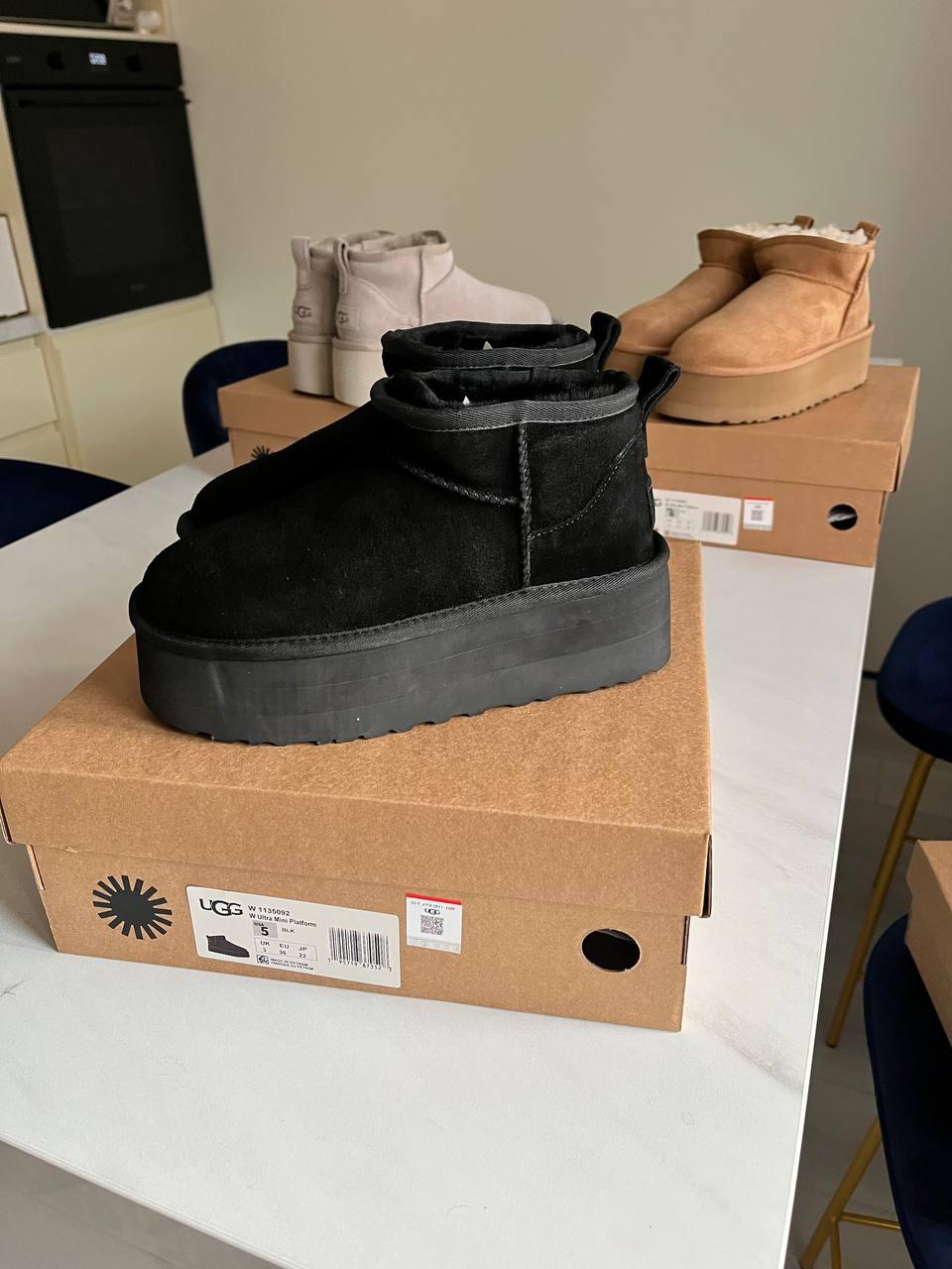 UGG Ultra Mini Platform Black V5