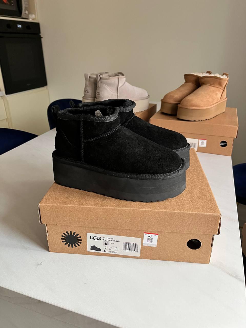 UGG Ultra Mini Platform Black V5
