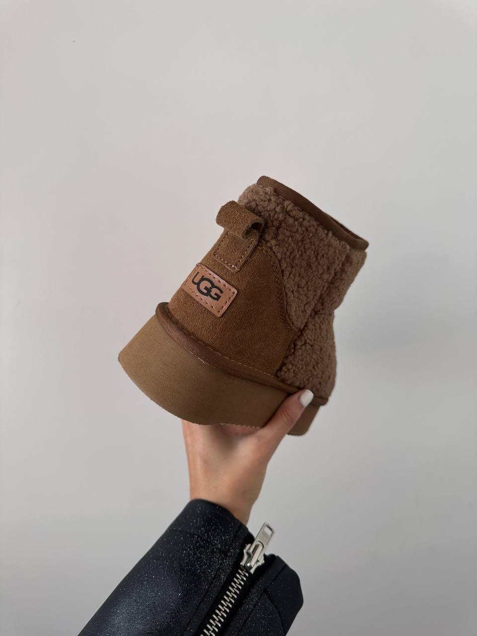 UGG Ultra Mini Platform Teddy Ginger