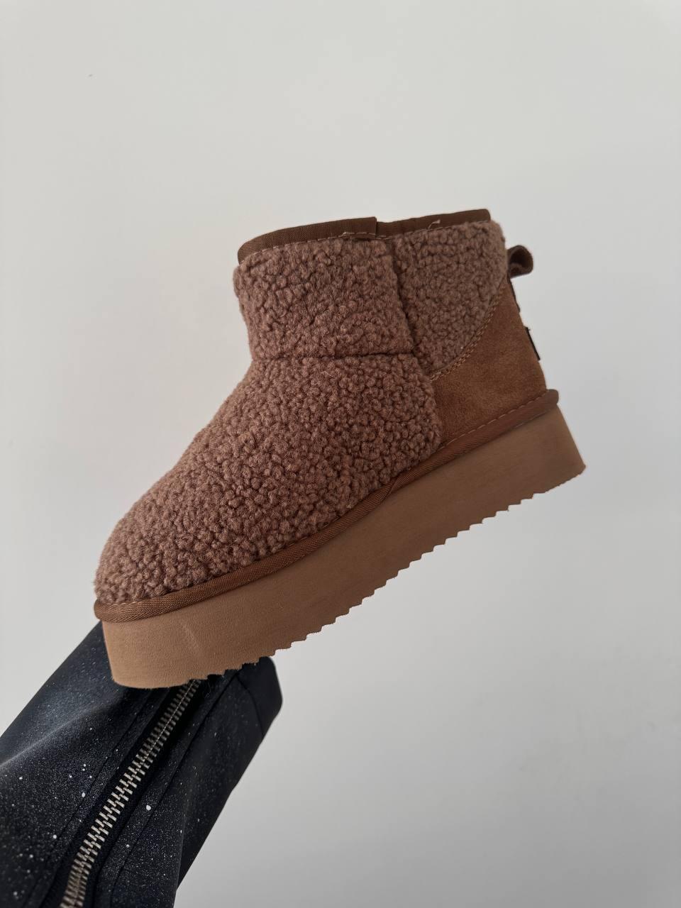 UGG Ultra Mini Platform Teddy Ginger
