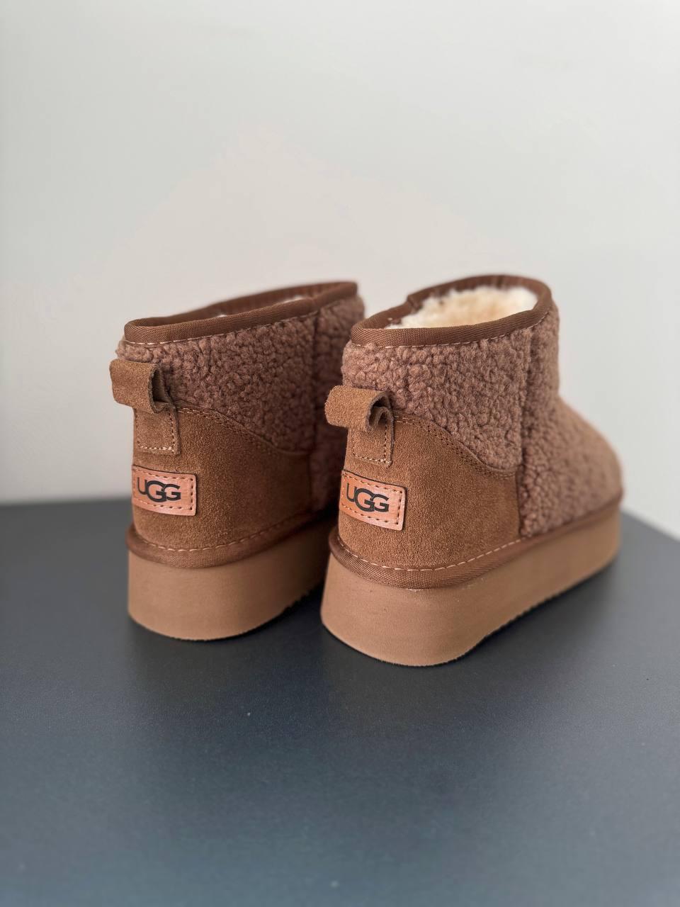UGG Ultra Mini Platform Teddy Ginger