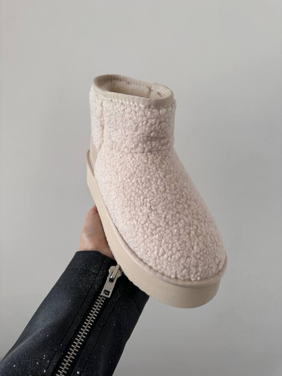 UGG Ultra Mini Platform Teddy Cream