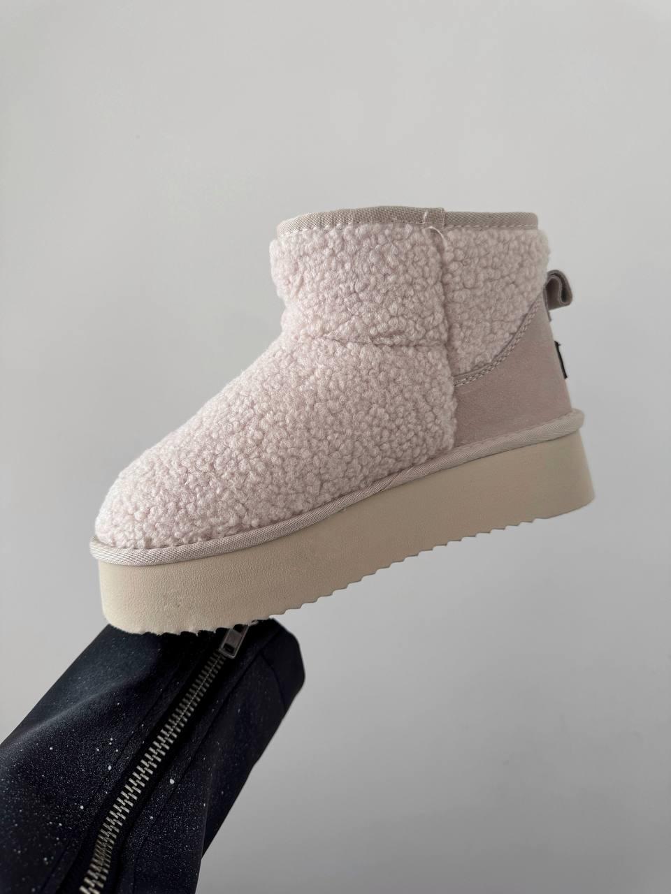 UGG Ultra Mini Platform Teddy Cream