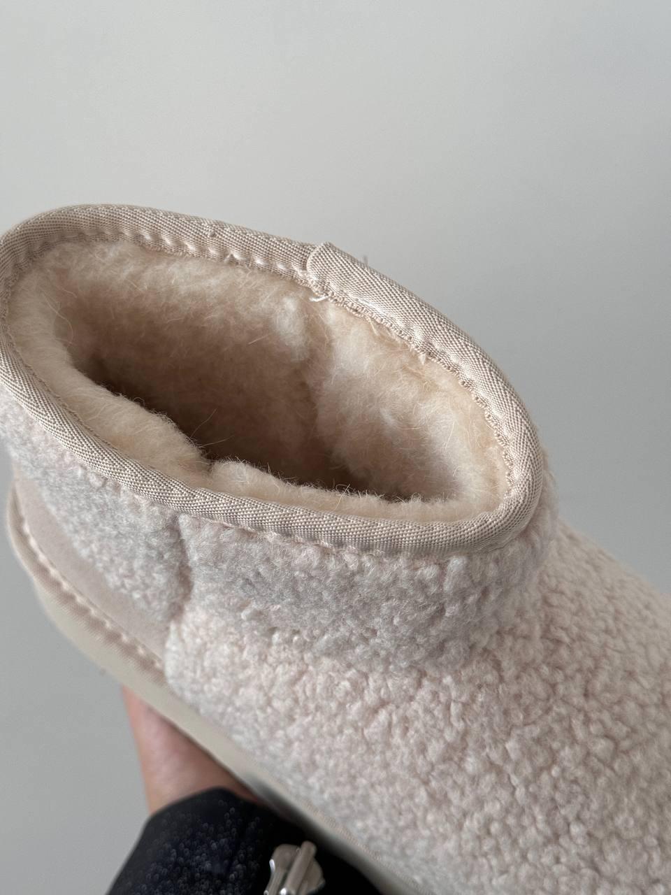 UGG Ultra Mini Platform Teddy Cream