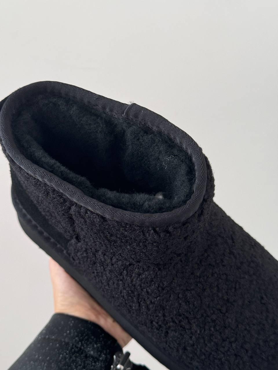 UGG Ultra Mini Platform Teddy Black