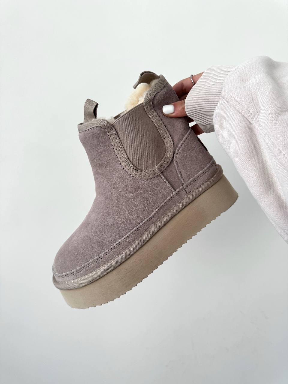 Ugg Neumel Platform Chestnut Cream (на резинці)