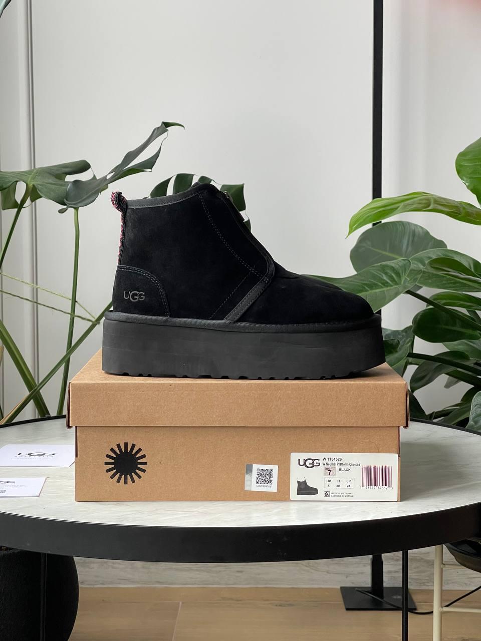 Ugg Neumal Platform Zipper Black