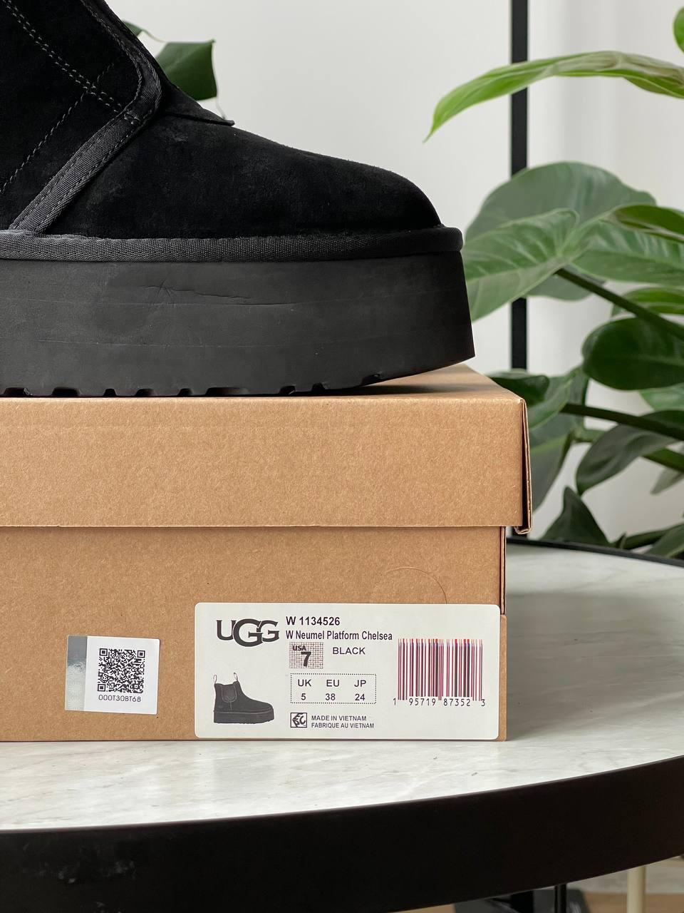 Ugg Neumal Platform Zipper Black