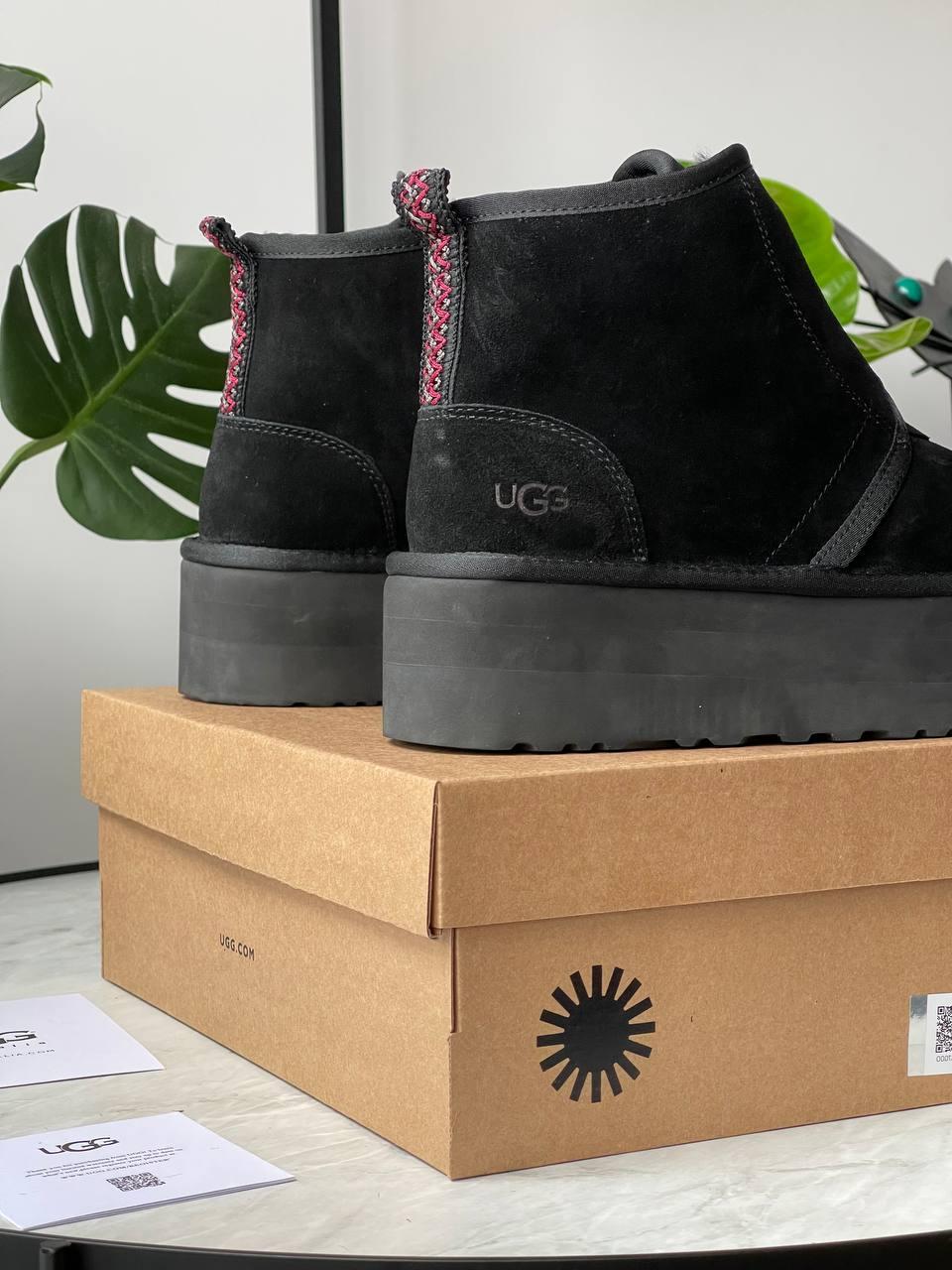 Ugg Neumal Platform Zipper Black