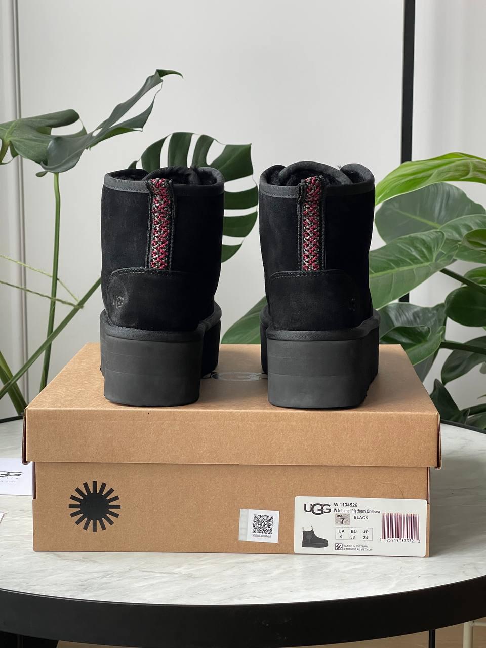 Ugg Neumal Platform Zipper Black