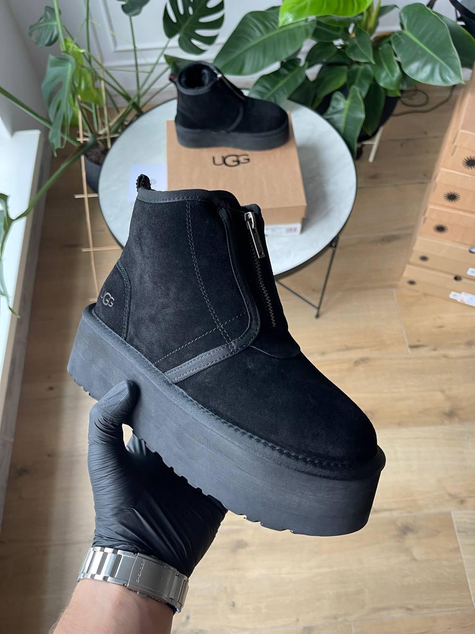 Ugg Neumal Platform Zipper Black