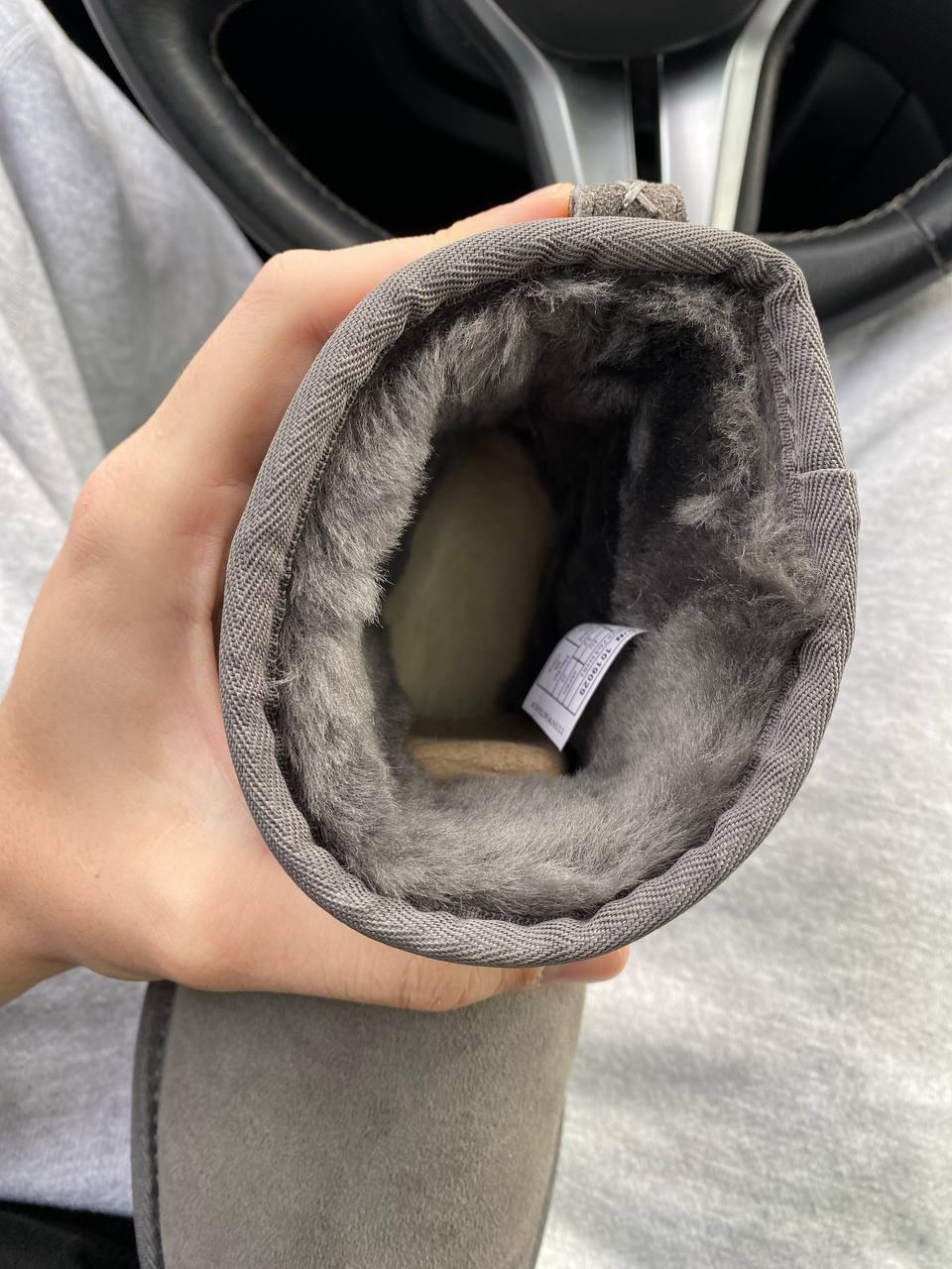UGG mini Grey Metallic