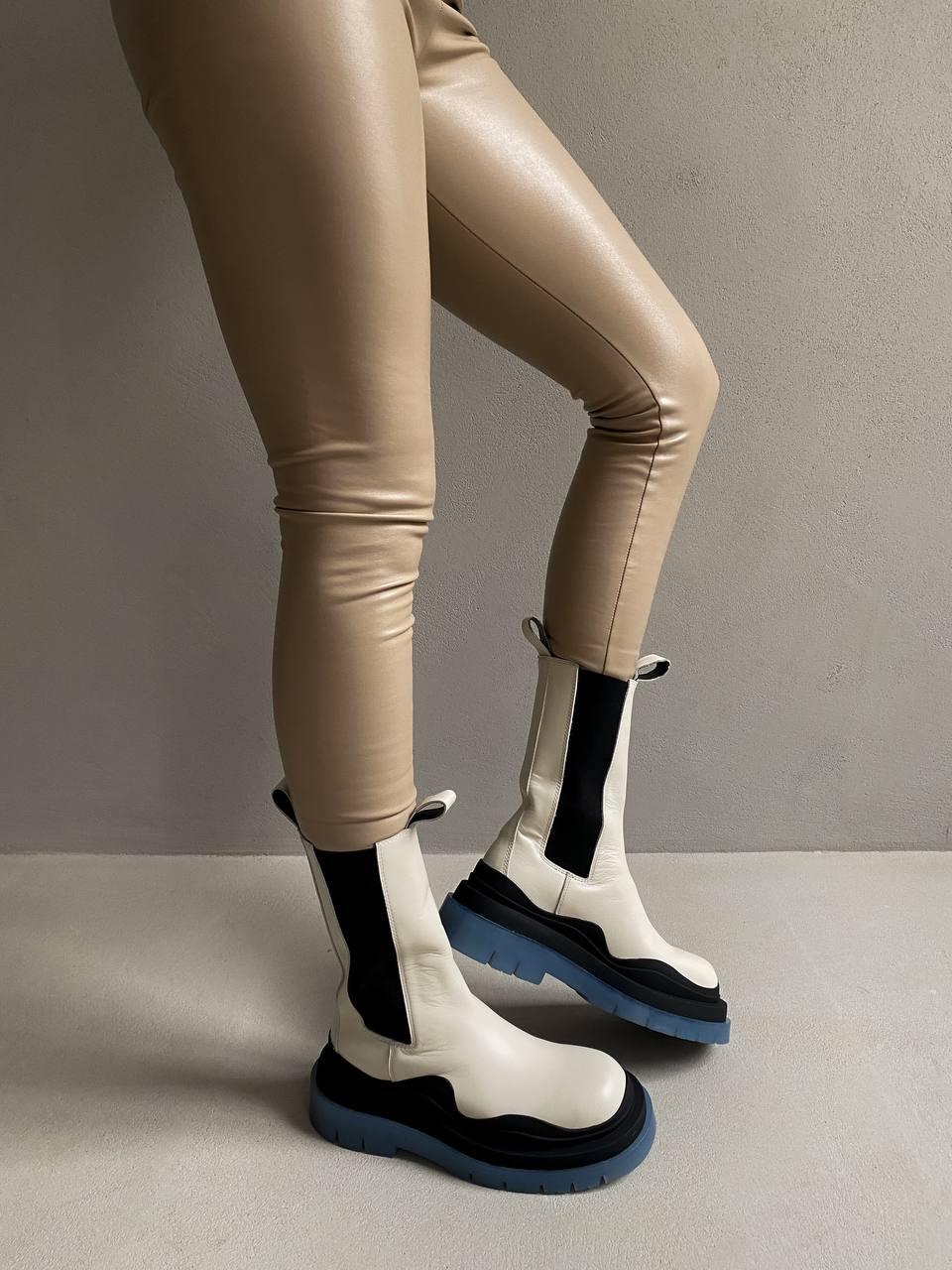 Bottega Veneta Ivory/Blue Premium