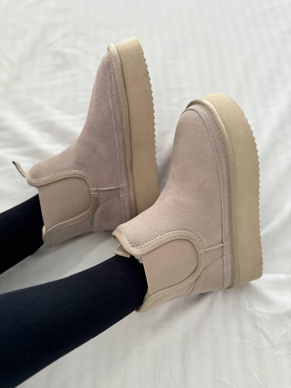 UGG Neumal Platform Chelsea Latte