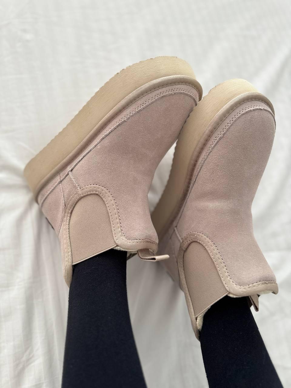 UGG Neumal Platform Chelsea Latte