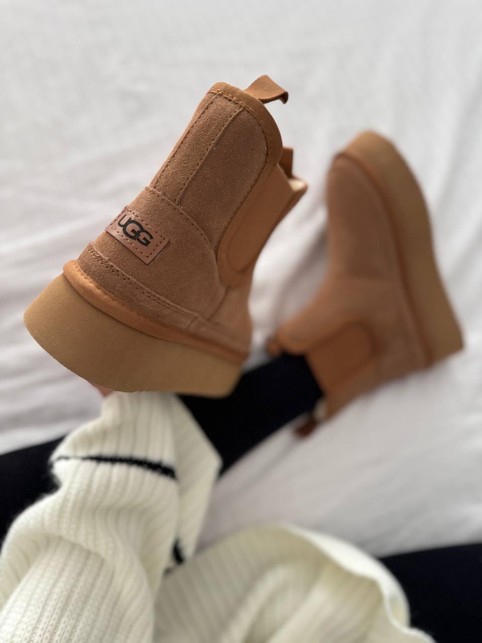 Ugg Neumal Platform Chelsea Tan