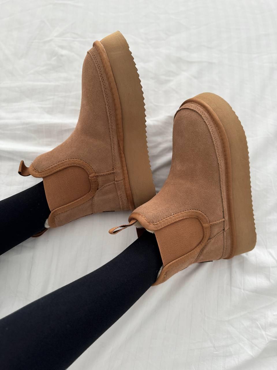 Ugg Neumal Platform Chelsea Tan