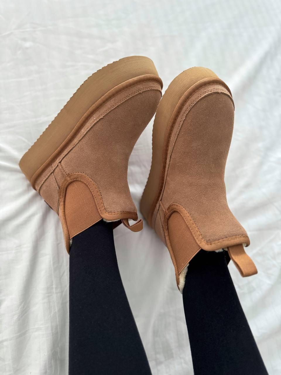 Ugg Neumal Platform Chelsea Tan