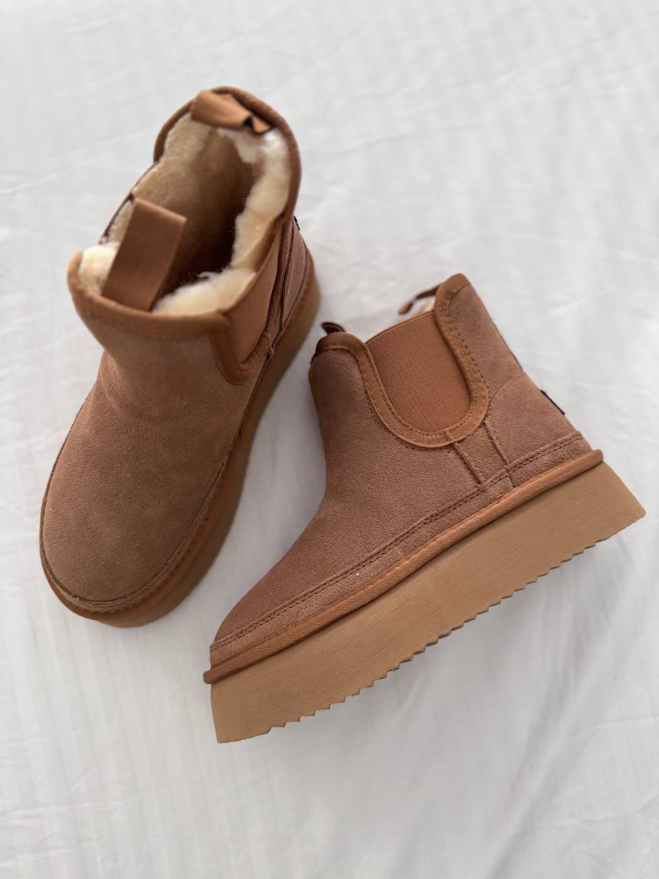 Ugg Neumal Platform Chelsea Tan