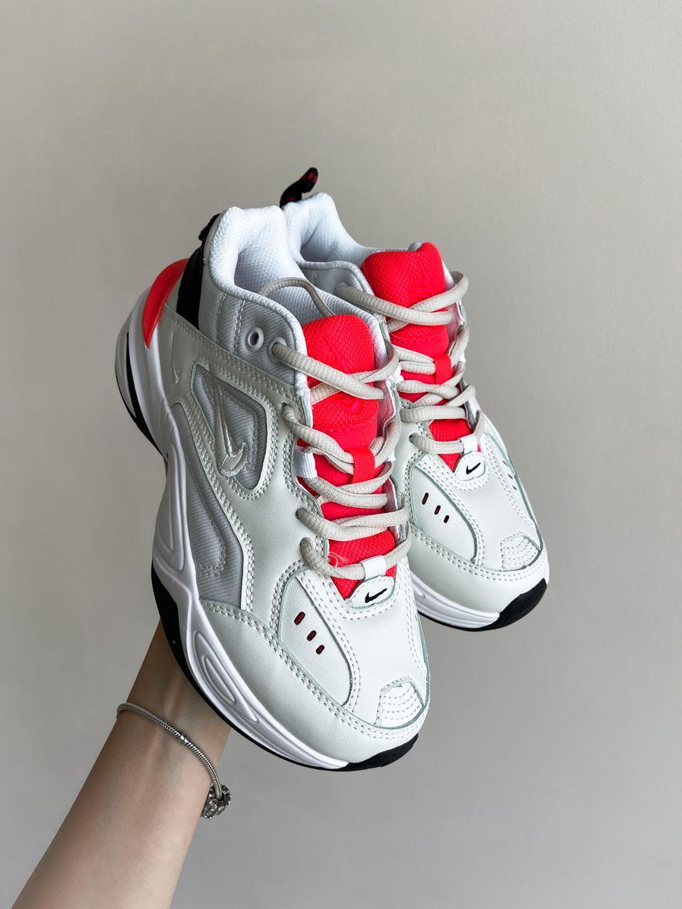 Nike M2K Tekno White Black Red