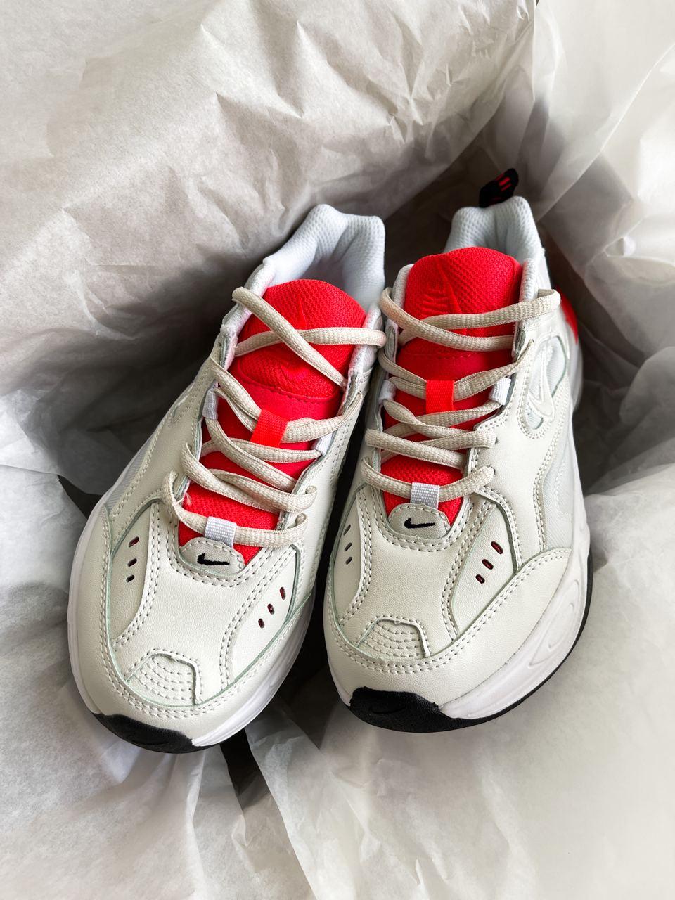 Nike M2K Tekno White Black Red