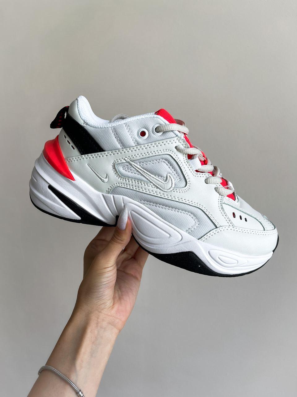 Nike M2K Tekno White Black Red