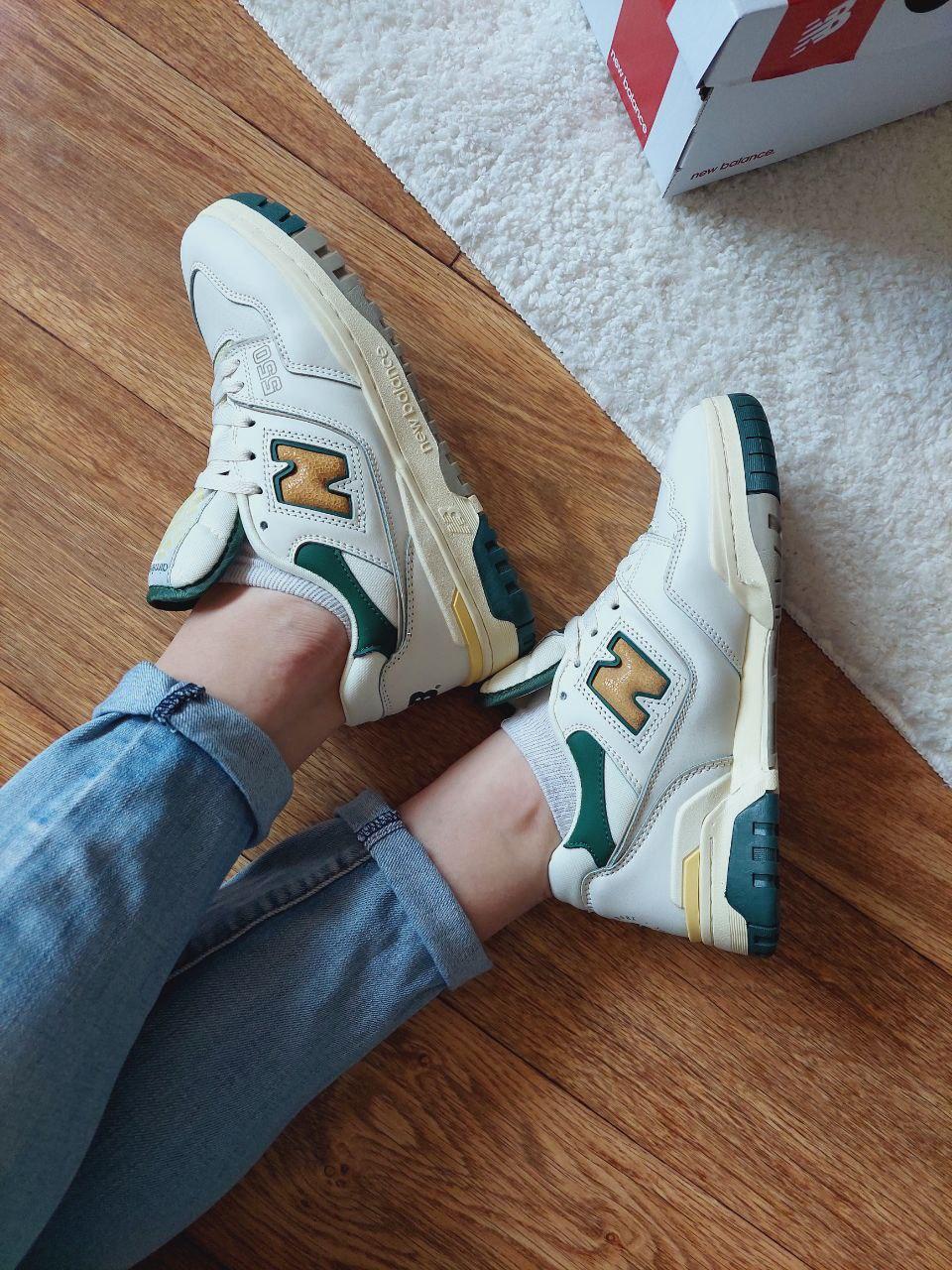 New Balance 550 Aime Leon Dore Natural Green V2